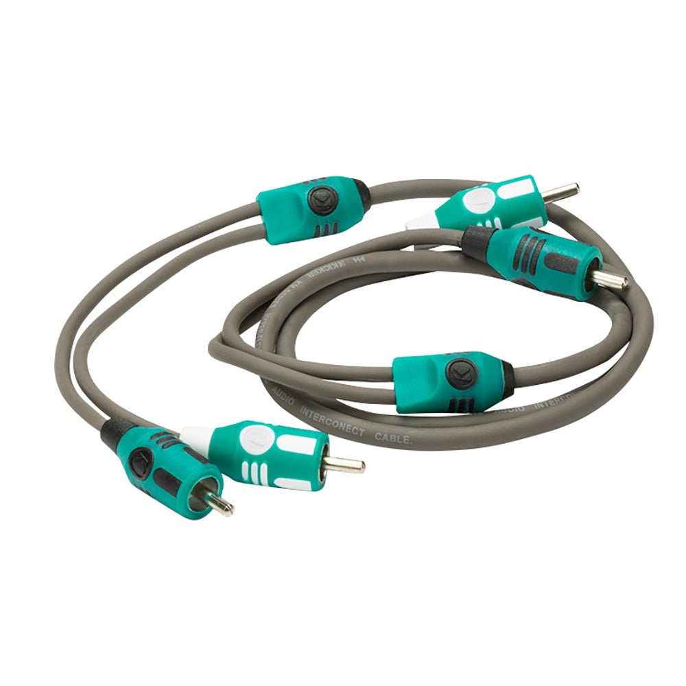 KICKER KMI1 Marine Series 2Channel RCA Interconnect 1M 47KMI1